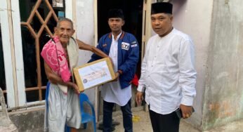 Sasar Masyarakat Kurang Mampu, IJTI Kaltara Bagikan Puluhan Paket Sembako Gratis