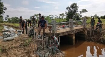 TMMD ke- 121 Wiltas Kodim 0910/Malinau Tumbuhkan Semangat Gotong Royong di Perbatasan