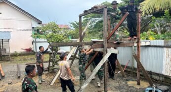 Penuhi Kebutuhan Air Bersih, TMMD ke-121 Wiltas Kodim 0910/Malinau Bangun Sumur Bor