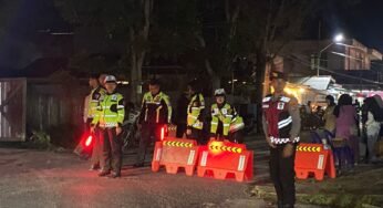 Personel Operasi Mantap Praja (OMP) Kayan Polda Kaltara Laksanakan Pam Kampanye Paslon Gubernur dan Wakil Gubernur