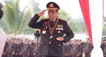 Kapolda Kaltara Pimpin Upacara Hari Sumpah Pemuda Yang ke-96 di Lapangan Merah Mapolda Kaltara