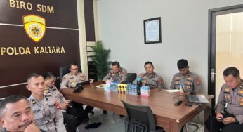 Polda Kaltara Menghadiri Zoom Meeting Forum Belajar Bersama “Terkait Rekrutmen Bakomsus Tahun Anggaran 2025”