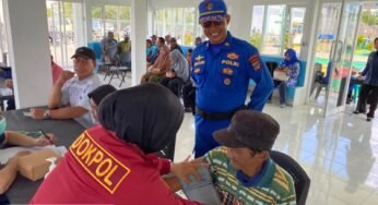 Ditpolairud Polda Kaltara Gelar Bakti Kesehatan Pengobatan Gratis dan Perpustakaan Terapung Dalam Rangka HUT ke-74 Polairud Tahun 2024