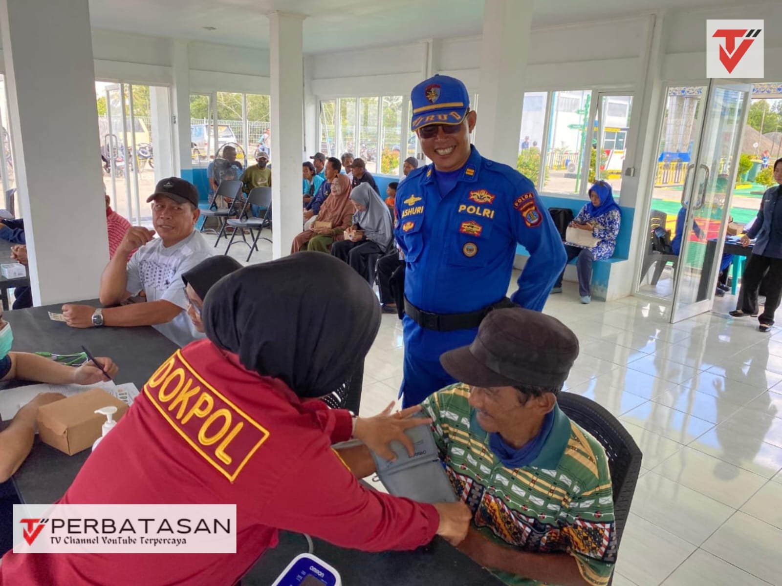 Ditpolairud Polda Kaltara Gelar Bakti Kesehatan Pengobatan Gratis dan Perpustakaan Terapung Dalam Rangka HUT ke-74 Polairud Tahun 2024