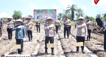 Wakapolda Kaltara Menghadiri Launching Gugus Tugas Polri Untuk Mendukung Program Ketahanan Pangan Nasional