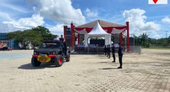 Memastikan Tahap Pemungutan Suara Aman: Polda Kaltara Laksanakan Gladi Upacara Pengamanan Pada Pemungutan Suara Pilkada Serentak 2024