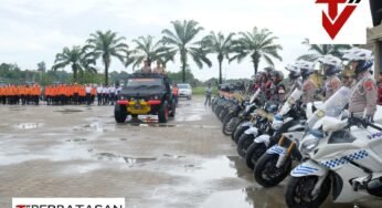 Kapolda Kaltara Pimpin Apel Bersama Operasi Mantap Praja Kayan 2024 Polda Kaltara dalam Rangka Kesiapan Pengamanan Tahap Pemungutan dan Penghitungan Suara Pilkada 2024