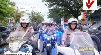 Gelar Patroli Gabungan Skala Besar, Polda Kaltara Bersama Stake Holder Lainnya, Ciptakan Keamanan dan Kenyamanan Masyarakat Menjelang Pilkada 2024