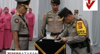 Kapolda Kaltara Irjen Pol. Hary Sudwijanto, S.I.K.,M.Si Pimpin Upacara Serah Terima Jabatan Wakapolda Kaltara
