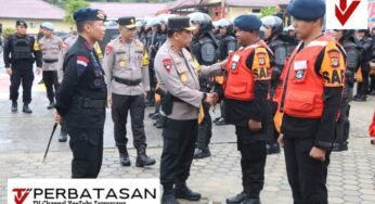SATUAN BRIMOB POLDA KALTARA LAKSANAKAN APEL SIAGA POWER ON HAND KAPOLDA DI MAKO SATBRIMOB POLDA KALTARA