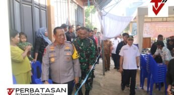 Dampingi Kapolda Kaltara,Danrem 092/Mrl Tinjau Kampung Bebas Narkoba Di Kota Tarakan.