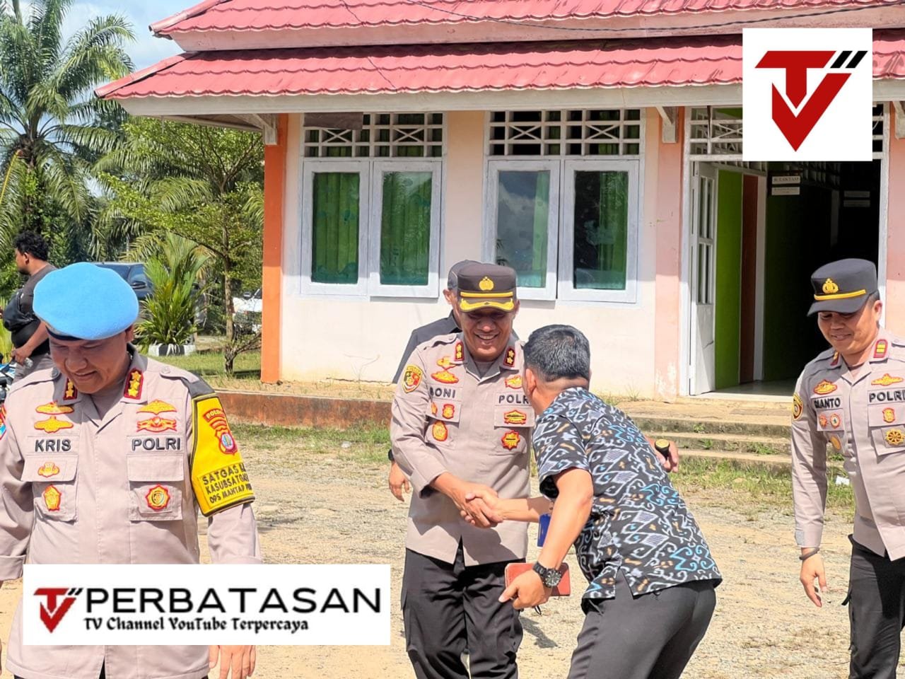 Pengawasan Ketat Dengan Pemantauan Sitkamtibmas Pasca Pemungutan Suara di Kecamatan Sebuku Kabupaten Nunukan Provinsi Kaltara