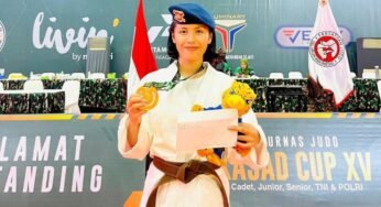 Bripda Septi Setyaningsih Ukir Prestasi sebagai Juara 3 Judo Kelas -57 kg di Ajang Kasad Cup 2024