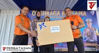 Olahraga Bersama Dalam Rangka Kampanye Tertib Lalu Lintas.