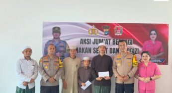 Aksi Jumat Berbagi, Makan Sehat dan Bergizi Polres Tana Tidung