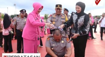 Kapolda Kaltara Pimpin Upacara Kenaikan Pangkat Personel Polri Dan PNS Polri Polda Kaltara