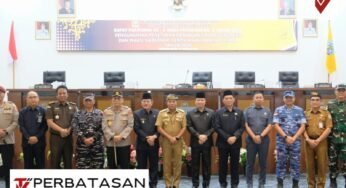 Kapolda Kaltara Hadiri Rapat Paripurna DPRD Provinsi Kaltara, Pengumuman Gubernur dan Wakil Gubernur Terpilih