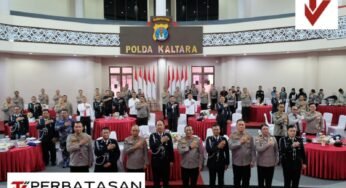 Kunjungan Hormat Delegasi Ibu Pejabat Polis Kontijen Sabah Polis Diraja Malaysia di Polda Kalimantan Utara