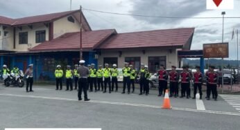 Polda Kaltara Maksimalkan Pengamanan Kedatangan Delegasi Ibu Pejabat Polis Kontinjen Sabah, Polisi Diraja Malaysia.