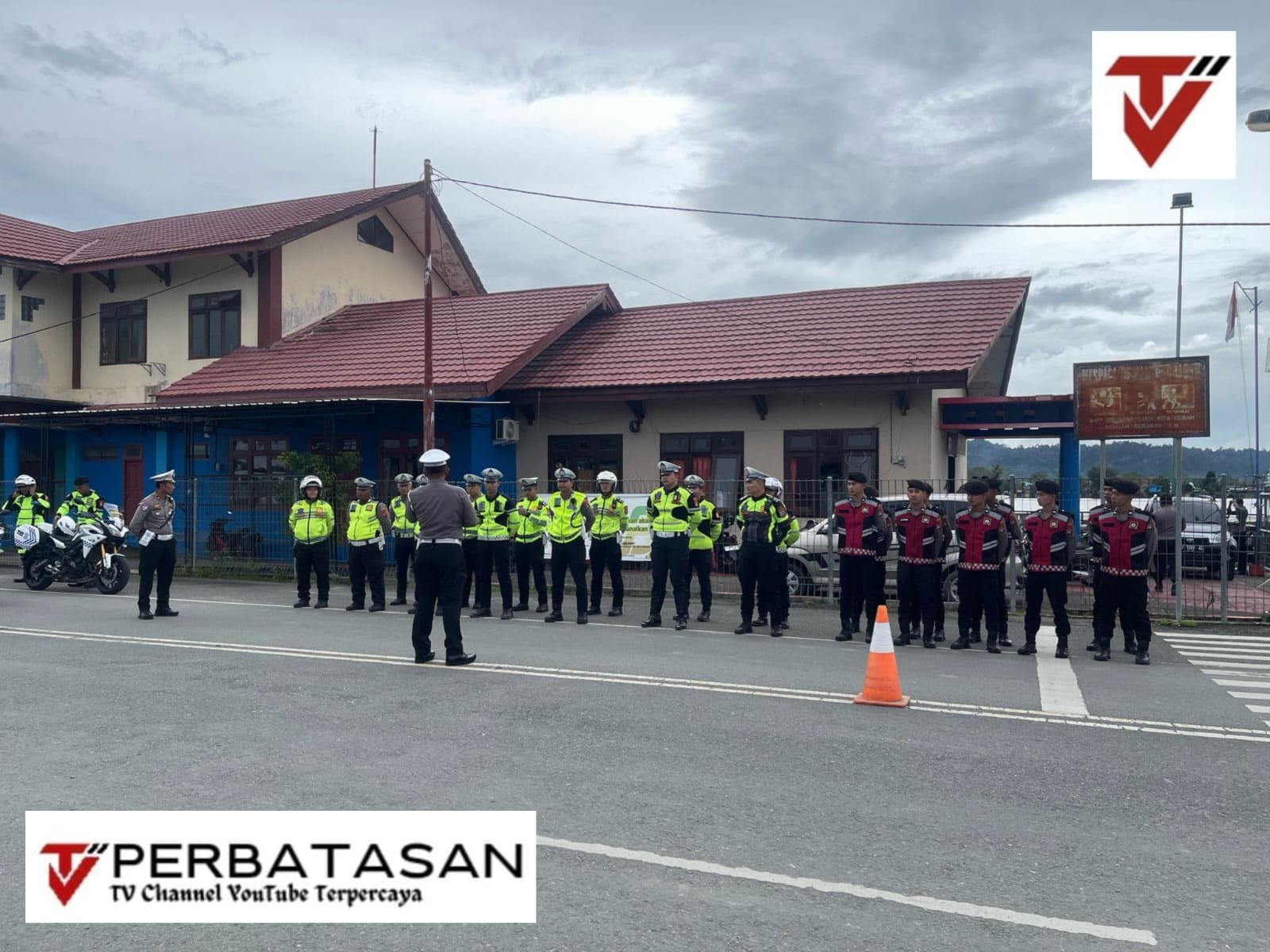 Polda Kaltara Maksimalkan Pengamanan Kedatangan Delegasi Ibu Pejabat Polis Kontinjen Sabah, Polisi Diraja Malaysia.