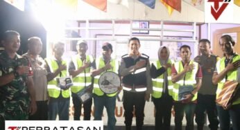 Pastikan Keamanan Di Lingkungan Warga, Dirbinmas Polda Kaltara Melaksanakan Peninjauan Satkamling