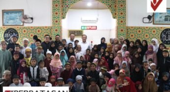 Moment Penuh Kasih kapolda Kaltara Dengan Santri TPA AL-MA’ARUF Selumit Pantai