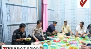 Rajut Kebersamaan Melalui Buka Puasa Bersama Personel Bidhumas Polda Kaltara dengan Tokoh Masyarakat Desa Tanjung Buka