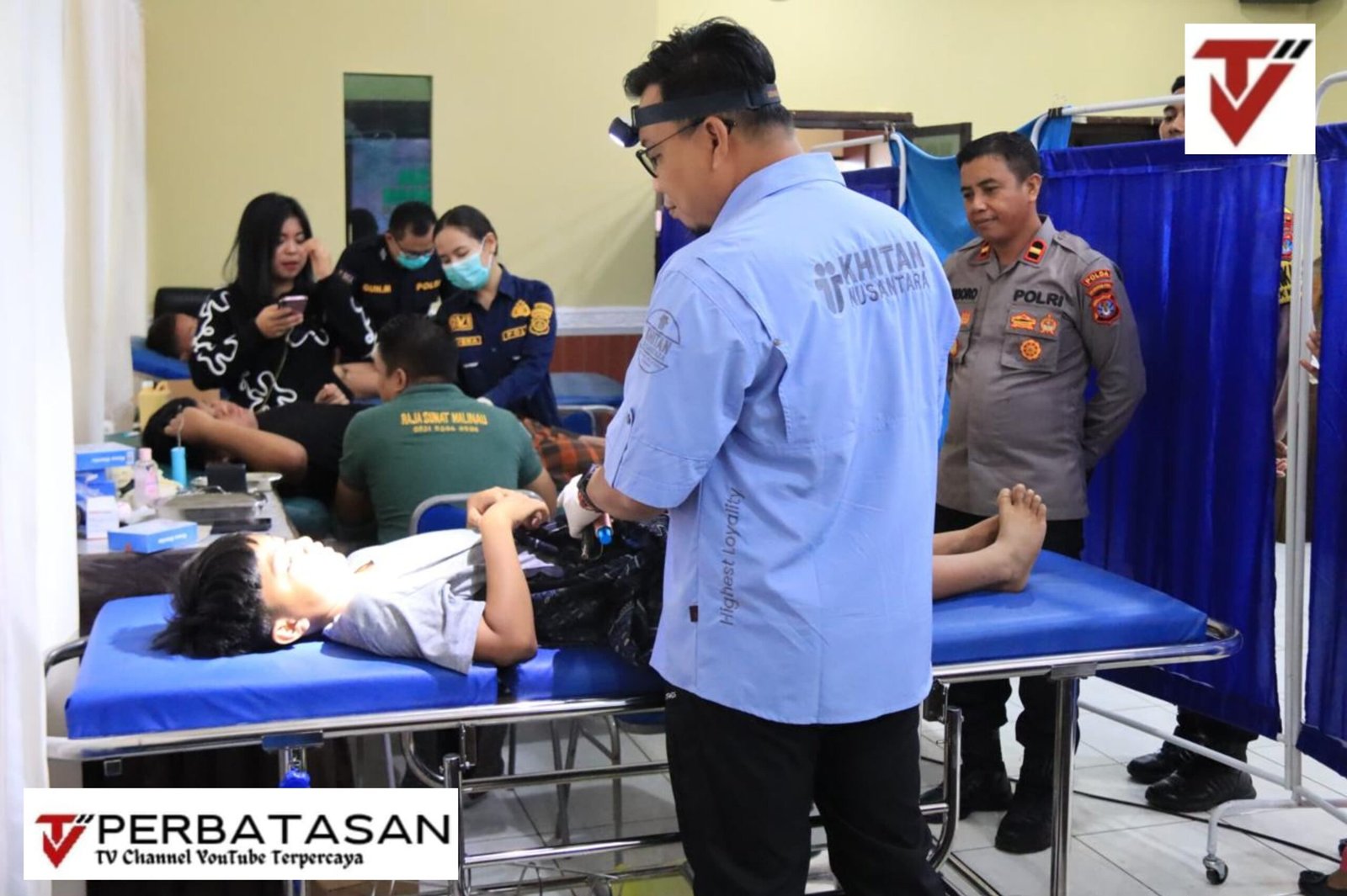 Sambut Hari Bhayangkara ke-79, Polres Malinau Gelar Donor Darah dan Khitan Massal