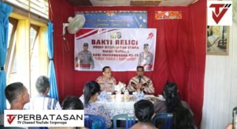 Kapolda Kaltara Laksanakan Bakti Religi di GSJA Anugerah Jelarai Tengah, Tanjung Selor