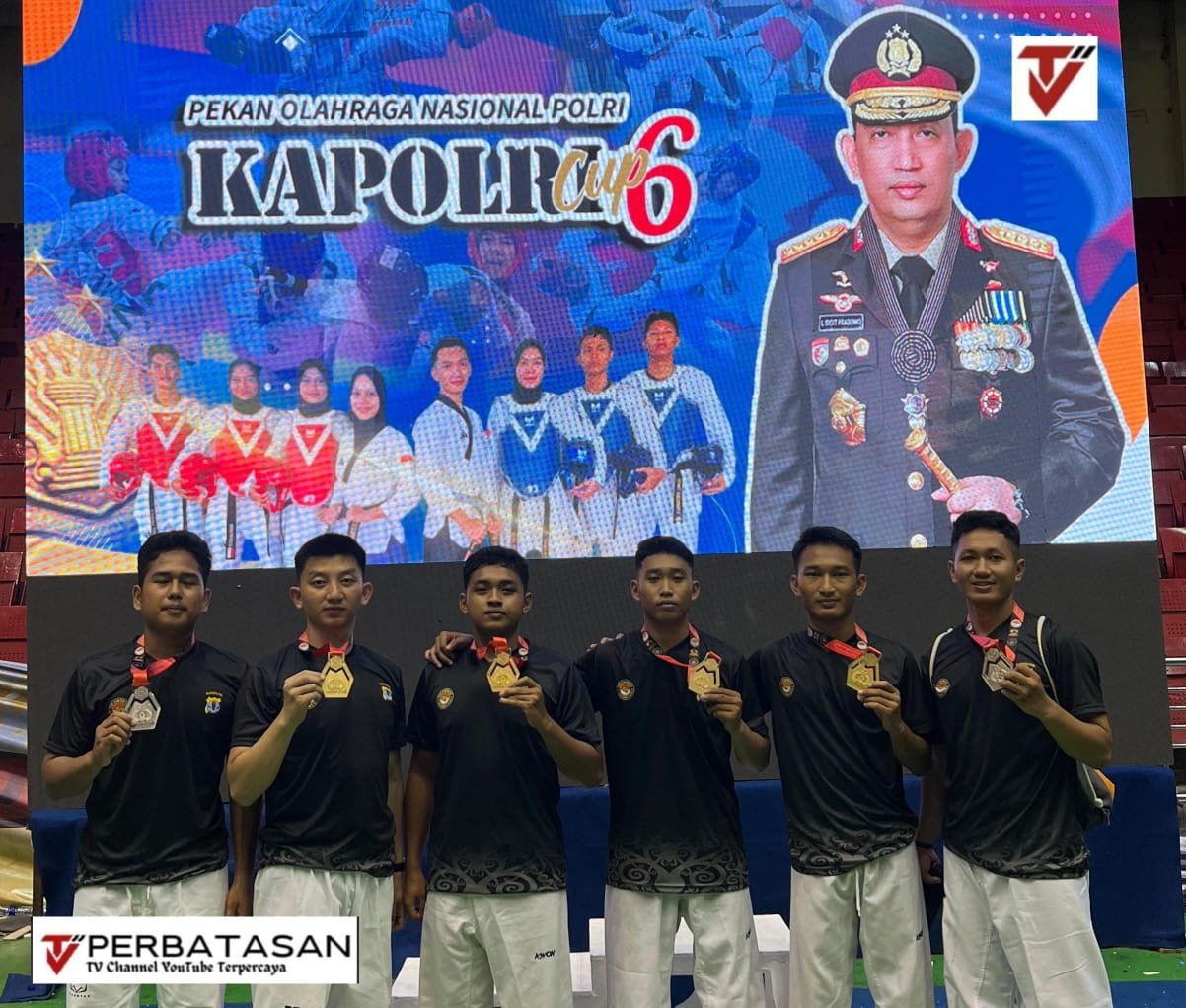 Personel Polda Kaltara Raih Prestasi Gemilang di Kejuaraan Nasional PON Kapolri Cup 6 Taekwondo 2025