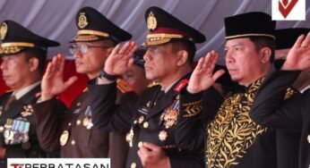 Kapolda Kaltara Hadiri Upacara Peringatan Hari Kemerdekaan RI ke-80 di Tanjung Selor