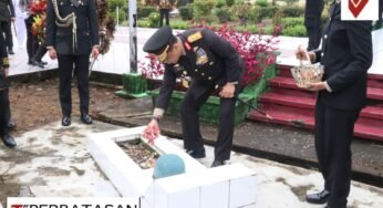 Kapolda Kaltara Pimpin Ziarah Makam Pahlawan Memperingati HUT RI ke-80