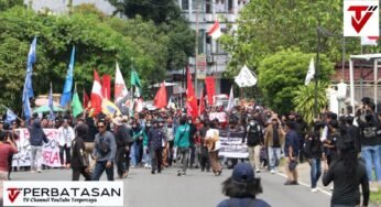 Kapolda Kaltara Pimpin Pengamanan Aksi Unjuk Rasa di Kantor DPRD Tarakan