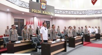 Kapolda Kaltara Pimpin Taklimat Awal Audit Kinerja Itwasum Polri Tahap II T.A. 2025
