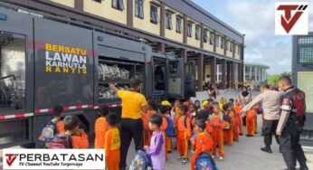 Ditsamapta Polda Kaltara Terima Kunjungan Edukatif dari PAUD KB Damai Rahayu