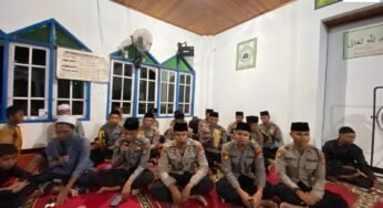 Personel Ditsamapta Polda Kaltara Tampil Sebagai Tim Hadrah dalam Peringatan Maulid Nabi di Masjid Al Hidayah