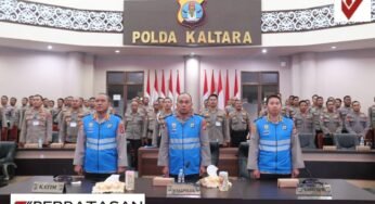 Wakapolda Kaltara Pimpin Acara Pengambilan Sumpah dan Pakta Integritas Seleksi Pendidikan Polri TA. 2025