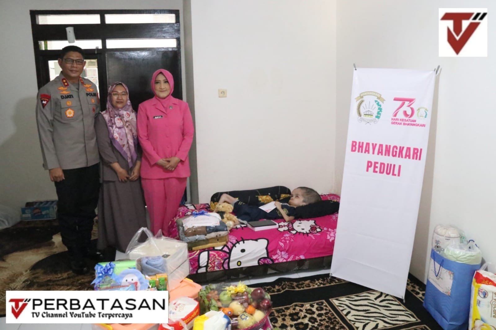 Bhayangkari Peduli, Sentuhan Kasih untuk Anak Penderita Hidrosefalus di Tarakan