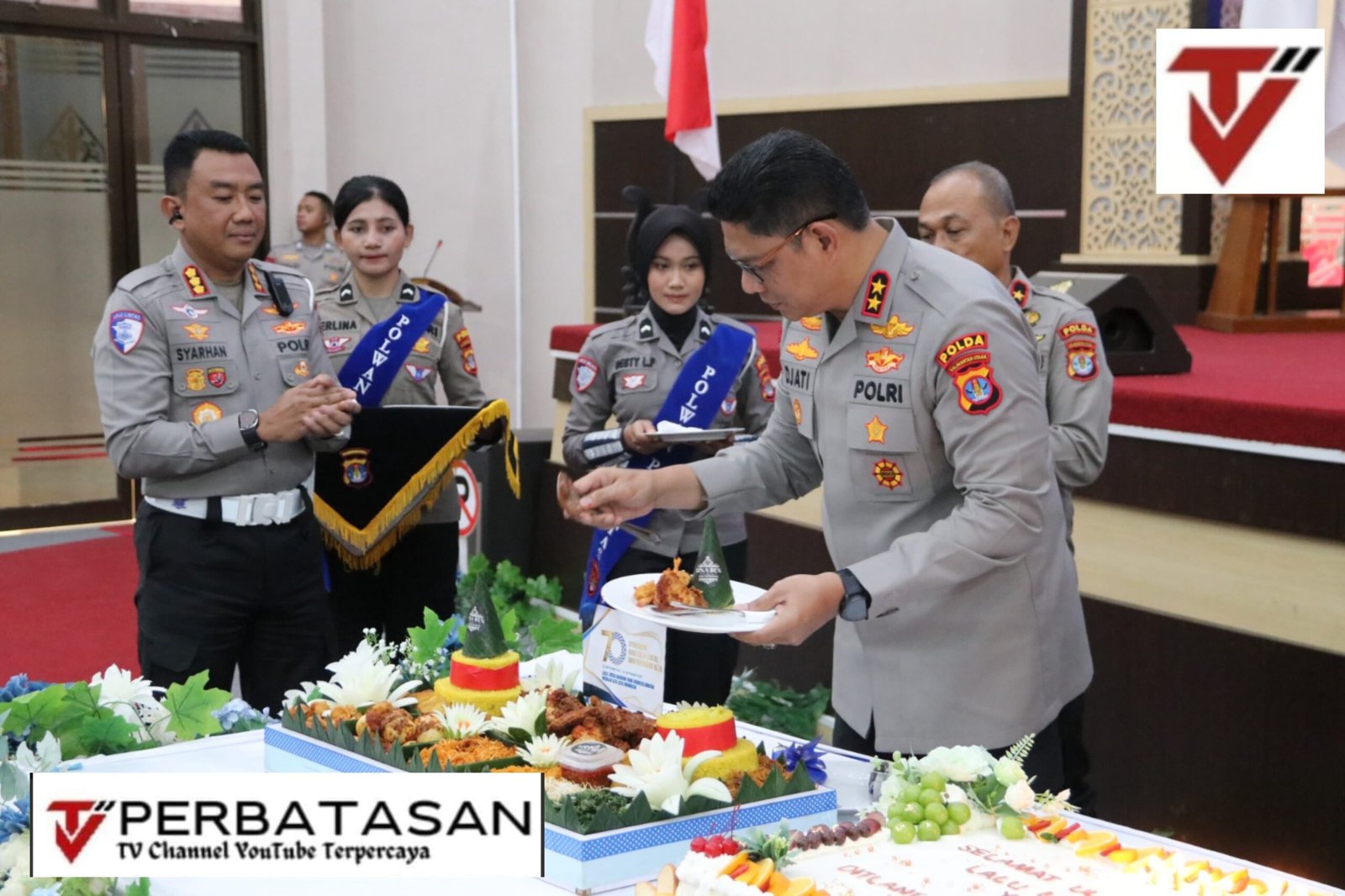 Ditlantas Polda Kaltara Gelar Syukuran Hari Lalu Lintas Bhayangkara ke-70