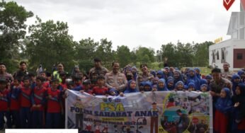 Polda Kaltara Sambut Kunjungan Field Trip SD Al-Qur’an Imam Asy Syafi’i Tanjung Selor