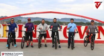 Kapolda Kaltara Gowes Pagi, Pantau Kamtibmas dan Sapa Warga Tanjung Selor
