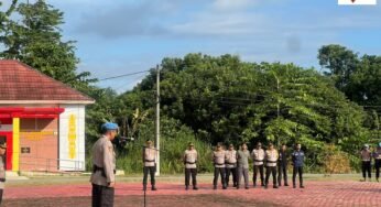 Pimpin Apel Pagi dan Operasi Gaktibplin, Kabidpropam Polda Kaltara Tegaskan Komitmen Disiplin di Polres Tana Tidung