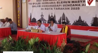 Perkuat Kesiapsiagaan Bencana, TNI-Polri dan Masyarakat Tarakan Gelar Doa Lintas Agama