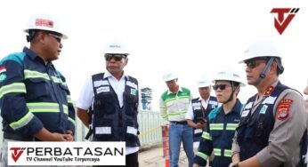 Kapolda Kaltara Dampingi Gubernur Tinjau Kawasan Industri Strategis PT. KIPI dan PT. KAI