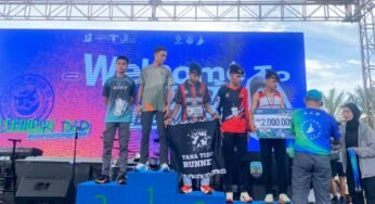 Personel Polda Kaltara Raih Podium di Lomba Lari Kaltara Begimpor Malom 2025