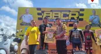 Personel Ditlantas Polda Kaltara Berhasil Meraih Juara 2 Pada Ajang Bupati Bulungan Cup Race 2025