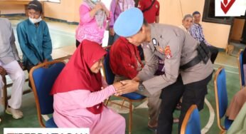 Personel Polda Kaltara Kunjungi Panti Sosial Tresna Werdha Rahayu, Wujud Kepedulian Polri Untuk Masyarakat