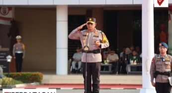 Polda Kaltara Gelar Upacara Hari Bela Negara dan Apel Gelar Pasukan Operasi Lilin Kayan 2025