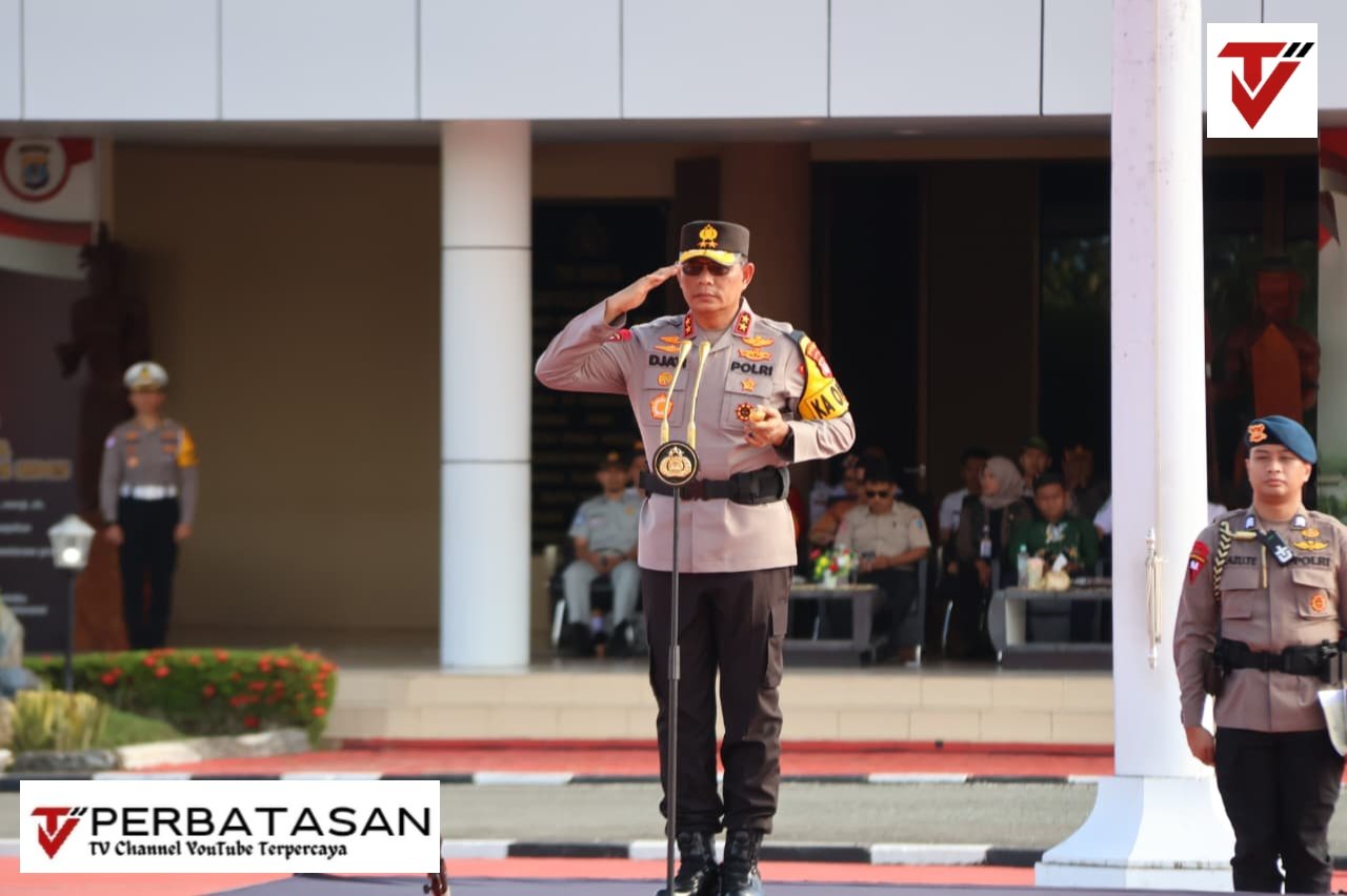 Polda Kaltara Gelar Upacara Hari Bela Negara dan Apel Gelar Pasukan Operasi Lilin Kayan 2025