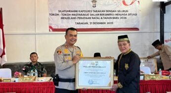 Kapolres Tarakan Laksanakan Silaturahmi Bersama Tokoh Masyarakat Jelang Natal dan Tahun Baru 2026
